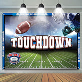 Lofaris Touch Down Football Game Day End Zone Sport Backdrop